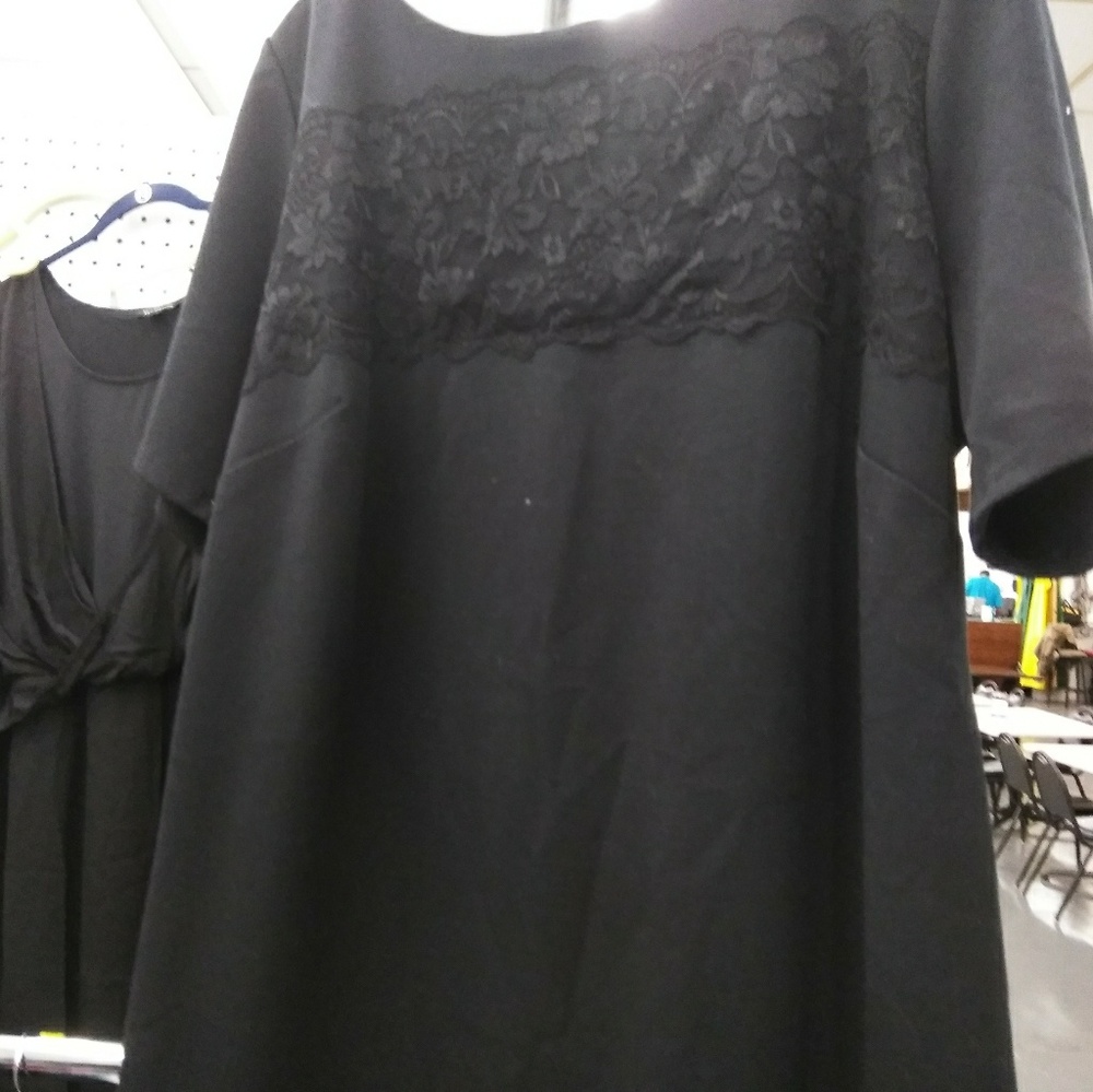 Black mini dress